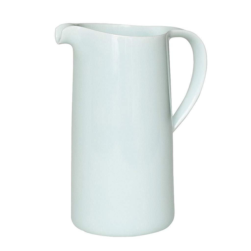 asdchZen Decorative Vases Home Decoration Plain White Flower Pot Vase Flower Arrangement Daily Flower Arrangement Vase Ornament Home Decorations, Living Room Decorations