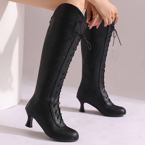 Bottes gothique et victoriennes à lacets PAYDVOIER pointure 41 - 5