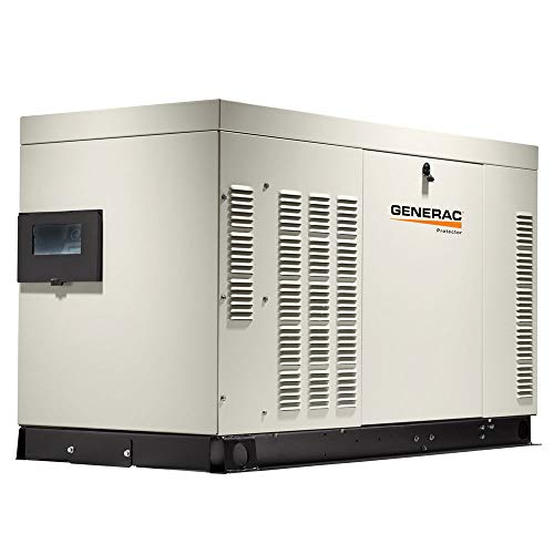 Generac RG02515ANAXA Protector Series, 25kW Liquid Cooled Standby Generator, Diesel Powered, Single Phase