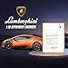 LUXOS RC Lamborghini Remote Control Car, 1:18 Scale Officially Licensed Lamboghini Toy Car, Cool RC Cars Toys for 4 5 6 7 8 9 10 11 12 Year Old Boys Kids Adults Gifts,15km/h Fast RC Drift Car (Orange)