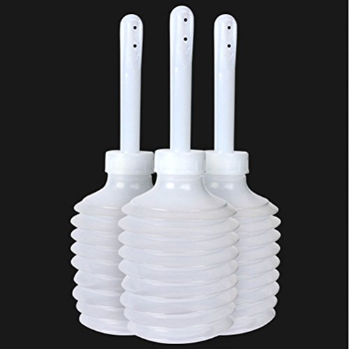 Ducha ROSENICE para homens e mulheres, 200 ml, portátil, descartável, ducha de enema transparente, a