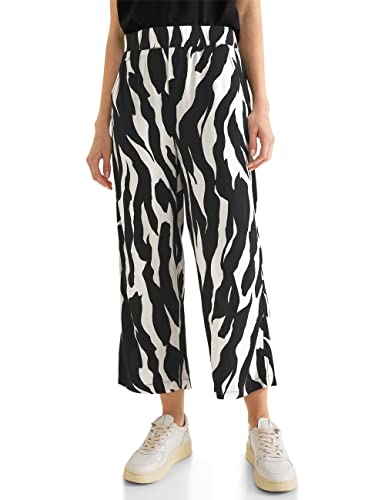 Street One Damen A372051 7/8 Culotte, Black, 38W / 26L