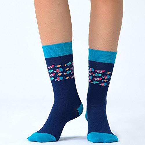 | Organic Cotton | Colorful fun patterned novelty crew socks for men and women | One Size3