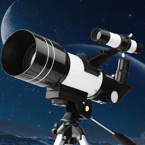 Telescopio astronómico refractor 70mm con trípode y mochila miniatura 2