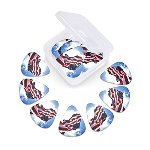 Médiators Guitare 12-Pack Usa Drapeau Américain Médiators Guitare Électrique Guitare Acoustique Diverses Guitares - Les Beatles, Paul McCartney, John Lennon, RIngo Starr, George Harrison Médiators Guitare 12-Pack Usa Drapeau Américain Médiators Guitare Électrique Guitare Acoustique Diverses Guitares – Image 6