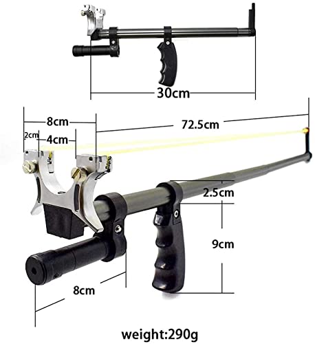 Estilingue profissional, estilingue ao ar livre, ligas estilingues de pesca com estilingue longo de