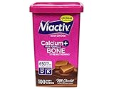 Viactiv Calcium +Vitamin D3 Supplement Soft Chews, Milk Chocolate, 100 Chews - Calcium Dietary Supplement for Bone Health