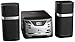 HDi Audio CD-526 Compact Micro Digital CD Player Stereo Home Music System with AM/FM Tuner Aux-in & Headphone Jack (Black/Silver)