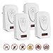 Produktbild ValueTalks Ultraschall Schädlingsbekämpfer Pest Repeller Insektenvernichter Steckdose Moskitoschutz 4 Pack Indoor Insektenschutzmittel für Mücken Ratten Spinnen Ameisen Kakerlaken Fliegen