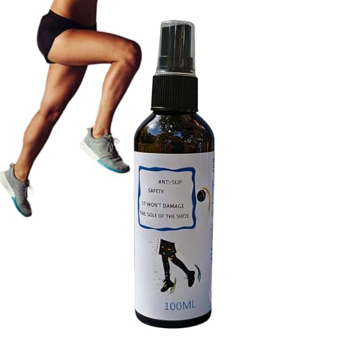 グリップエンハンサー - 滑り止め べたつかない 保護剤 - 100ml 靴底 再生 グリップ スプレー | パフォーマンス コート ジム ダンススタジオ 学校 病院 室内 室外 トレーニング 木製 ゴム 用