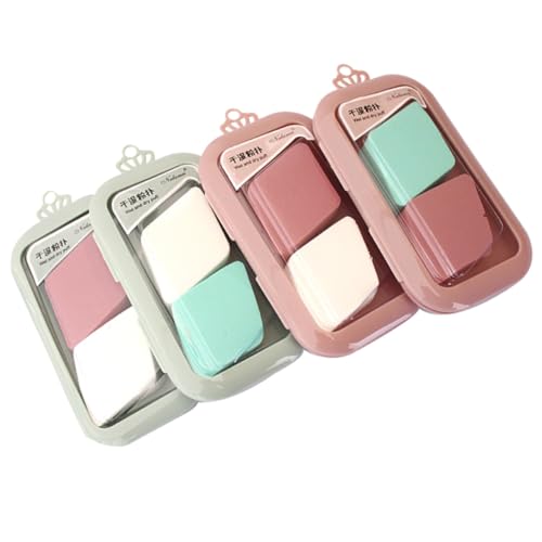 WOFASHPURET 8pcs Makeup Puff Soft Comfortable for Foundation Concealer Blush Highlighter Wet Dry Use Quick Application
