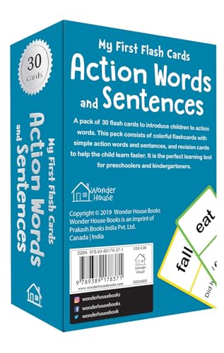 My First Flash Cards: Action Words and Sentences (Flash Cards For Children)