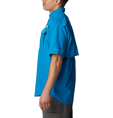 Image of Columbia Men Omni-Shade Bahama II Hiking and Trekking Short Sleeve Shirt