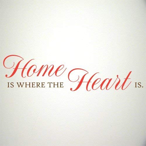 Home is Where the Heart is wall decal Handmade Products
