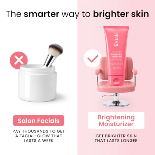 Image of Foxtale Lightweight Brightening Face Moisturiser with Vitamin C & Niacinamide |Brightens & Evens Skin Tone, Fades Dark Spots & Deeply Hydrates | For Normal to Dry Skin | For Men & Women | 50 ml