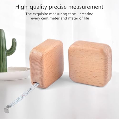 Cinta Métrica de Madera 2 m Precisa para Uso Casa y Construcción miniatura 6