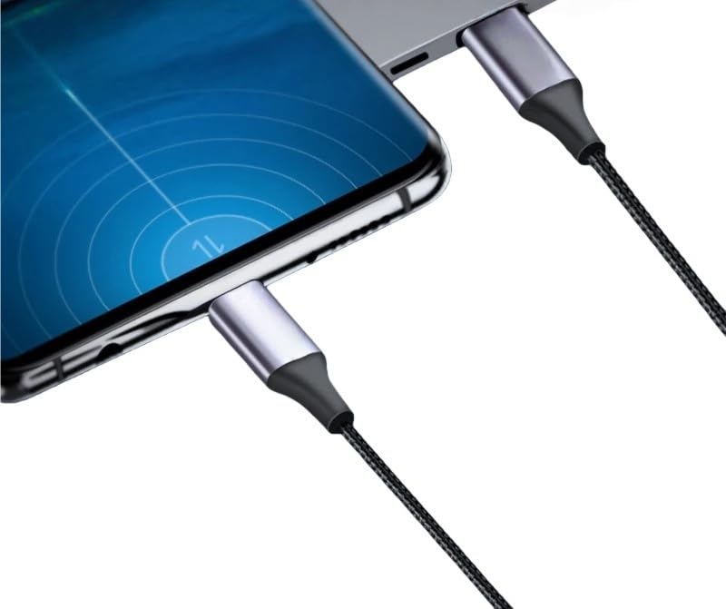 Cable USB C a USB C PD100W cable de carga*/ing (1,5 m, 100 W gris Striaght)