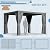 Aoxun Louvered Pergola 10 x 12ft Outdoor Aluminum Pergola with Adjustable Roof for Gardens, Decks and Backyards, Gray