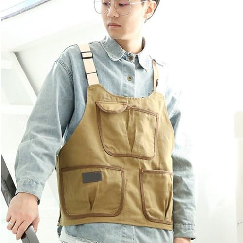 Tablier de chef en toile de coton réglable avec poches - 6
