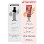 MISSHA M Perfect Cover BB Cream No.25 Warm beige for Light/Medium with Neutral Skin Tone SPF 42 PA +++ 1.69 Fl Oz - Tinted Moisturizer for face with SPF - Image 5