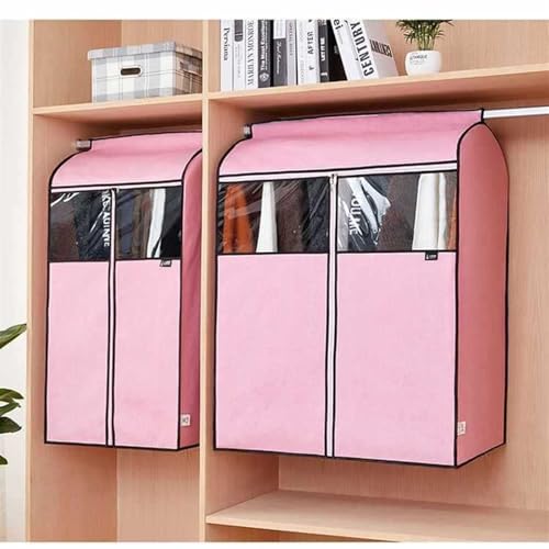 Garment Bags Clothing Dust Cover, Household Clothing Dust Bag, Wardrobe Hanger Cover, Widened Storage Cover, Hanging Bag Clothing dust Cover (Color : B, Size : 52cmX85cmX52cm)3