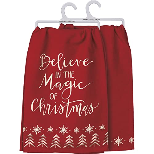 Primitives-by-Kathy-Decorative-Kitchen-Towel-Believe-in-The-Magic Primitives by Kathy Decorative Kitchen Towel Believe in The Magic