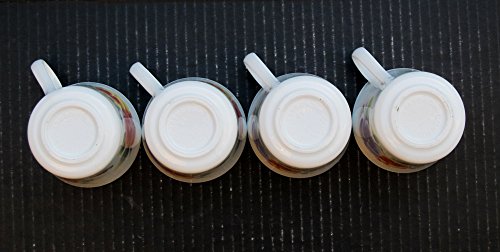 Set Of 4 Corelle Corning Ware Summer Blush Pansy Coffee Mugs Cups #TOP4