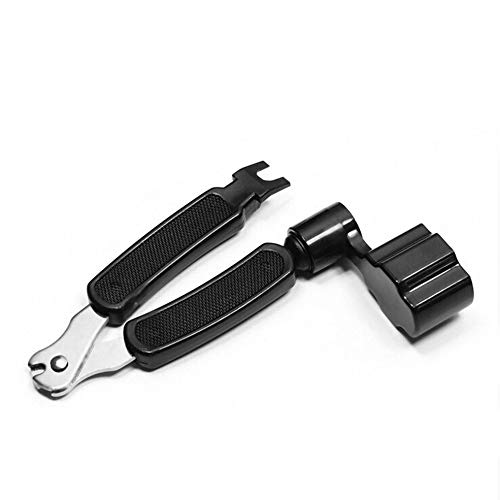 3 in 1 Guitar String Forceps Planet Waves String Winder and Cutter Integrated Bridge Pin Puller for Acoustic Guitar