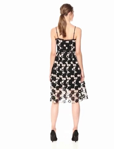 Shoshanna Women's Basilica Spaghetti Strap Fit and Flare Dress Dress, Jet Multi, 0 at Amazon Women's Clothing store Shoshanna Women's Basilica Spaghetti Strap Fit and Flare Dress Dress, Jet Multi, 0 at Amazon Women's Clothing store