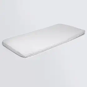 Colchonete Para Carrinho Bebê Modelo Moises Tradicional Universal Espuma Soft (Branco)