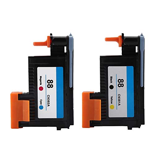 Impresoras 3D, Filamento de Impresora 3D, Impresora 3D, Cabezal de impresión HP 88 C9381A C9382A para Accesorios de Impresora 3D de Repuesto de Cabezal de impresión Serie K5300 K8600 L7380(Rojo