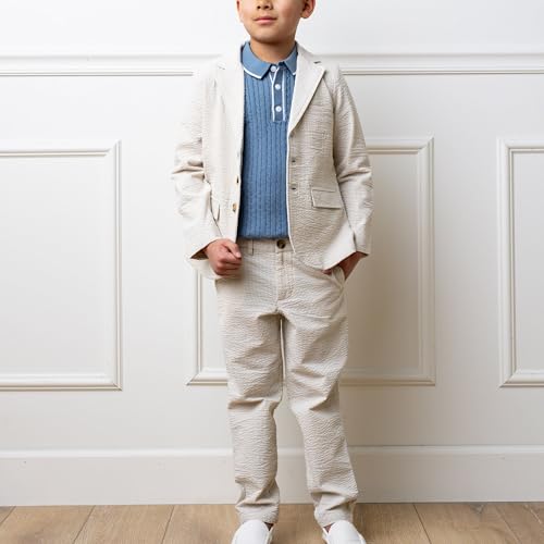 Hope & Henry Boys' Seersucker Suit Pant4