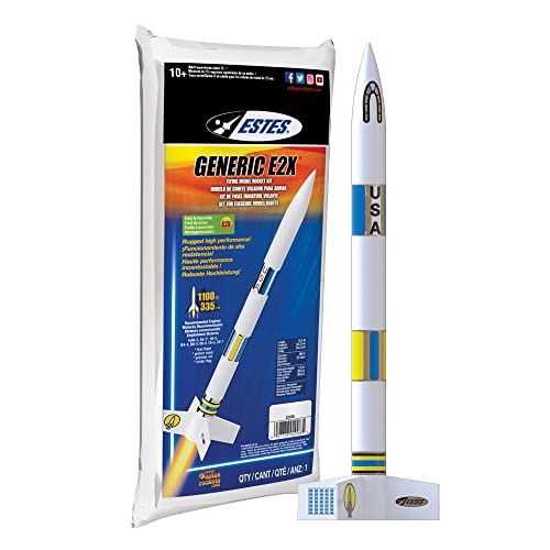 Estes Generic E2X Flying Model Rocket | Build Your Own Beginner Rocket Kit | Soars up to 1000 ft. | Fun Educational Activity | STEM Kits - Image 11