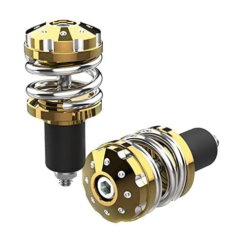 iSpchen Bicycle Bar End Plug,2 Pcs Bar End Plugs Bike Handlebar Caps Anti-Drop Handlebar Plug Handle Plug for Most Bicycles Road Bike Mountain Bike Yellow Cover