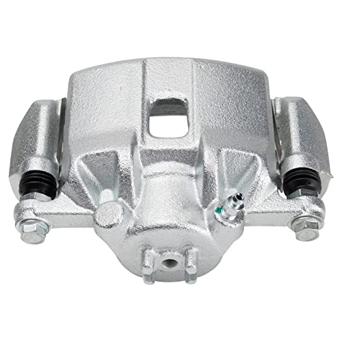 Image of TRQ Front Brake Caliper Set Caliper Brackets Compatible with 13-14 Acura ILX Hybrid 12-15 Honda Civic Hybrid-L 12-15 Honda Civic Hybrid 09-20 Fit