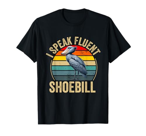 Shoebill Stork Bird Shoe-billed Stork Women Men Whaleheads T-Shirt