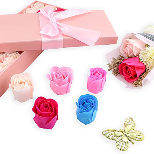 Jialeey USA00499 33 Pcs Floral Scented Bath Soap Rose Flower Petals thumb #6