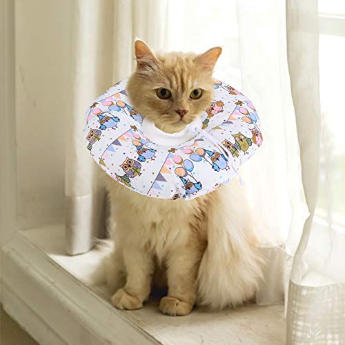 POPETPOP Recuperação de Filhotes de Gatos Colarinho Colarinho Pet Ajustável Pescoço Cone Após UMA Ci