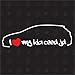Produktbild speedwerk-motorwear I Love My Ceed JD - Sticker für KIA, Bj. 12-18, Schrägheck