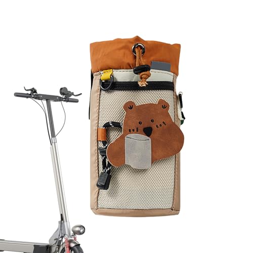 Portabotellas de bicicleta con aislamiento térmico y gran capacidad de 1,3 L