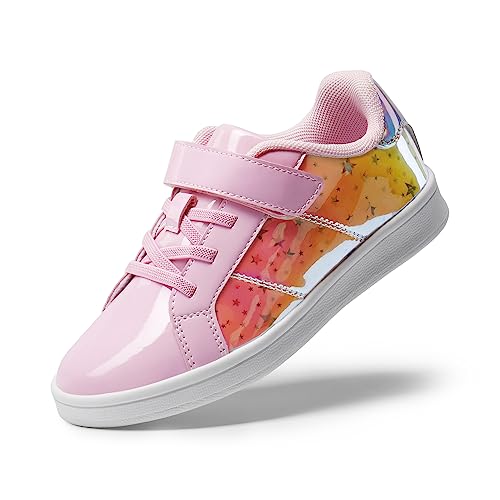 DREAM PAIRS Girls Boys Sneakers Tennis School Shoes Casual Walking Storybook Footwear for Little/Big Kids 9 Toddler Pink