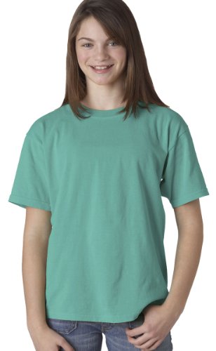 Chouinard Youth Ring-Spun Double-Needle Cotton T-Shirt, Seafoam, Small