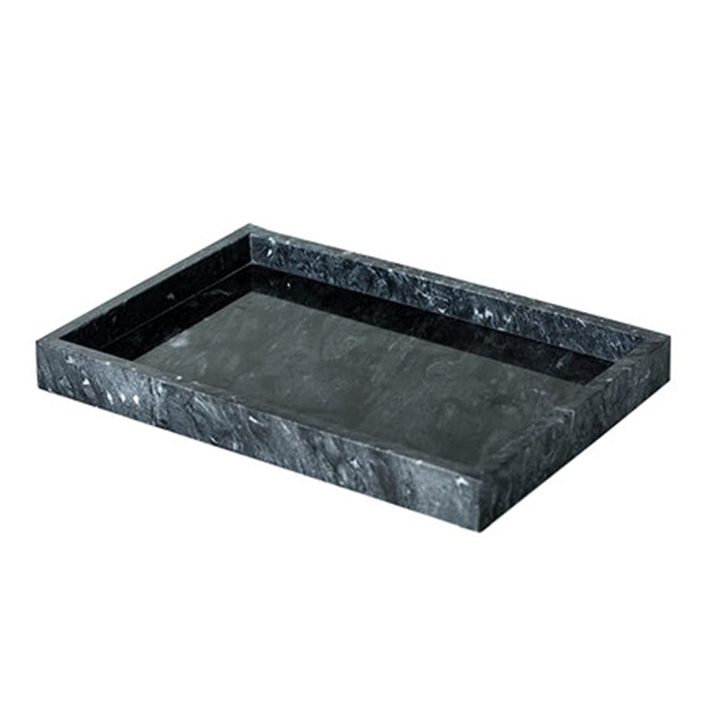 Ménagère Nordic Marble Tray haut de gamme pour ornements rectangulaires de salle de bain