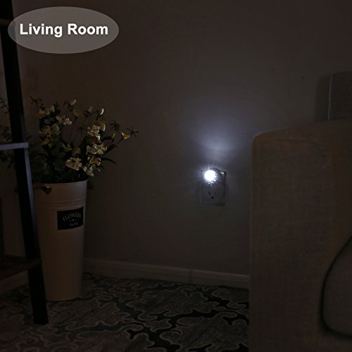 Dewenwils NIGHT LIGHT S Into Wall, Dusk To Dawn Sensor, 360° Rotating, Directional Led Nightlights thumb #6