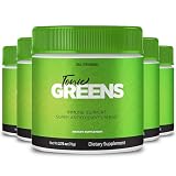 Tonic Greens Powder Vitamin Supplement Advanced Formula - Natural Green Blend Energy Supplement - Maximum Strength, TonicGreens BCAA, Tonic Greens All Natural Formula Powder Support Reviews (5 Pack)