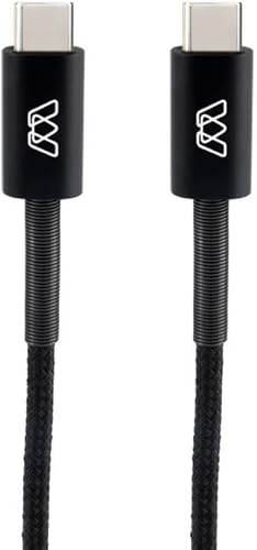 Sewell MOS Spring - Cable USB-C a USB-C, 6 pies, negro, SW-32990-6B