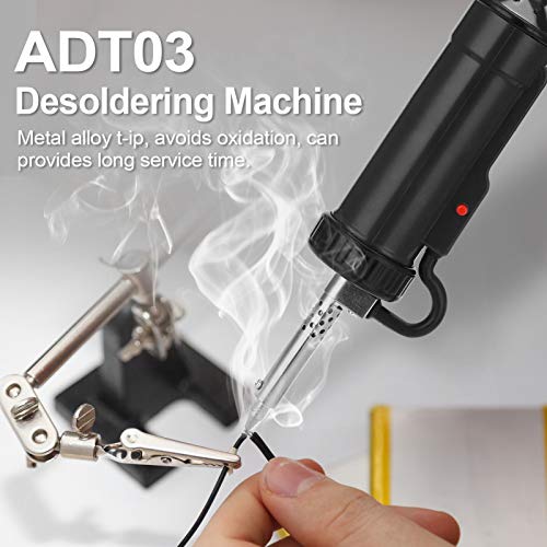 Image of BBT-680 Electric Solder Tin Sucker, Automatic Portable Vacuum Soldering Remove Pump Desoldering Machine, Electric Desoldering Soldering Iron Solder Sucker, Vacuum Desoldering Tool