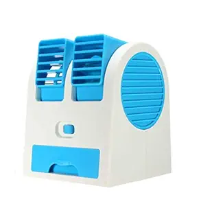 SEMAPHORE Mini AC USB Portable Water Air Cooler With Dual Fan Blower & Ice Chamber Perfect for Temple,Home,Kitchen & Cars compatible with Volksvvagen Jetta