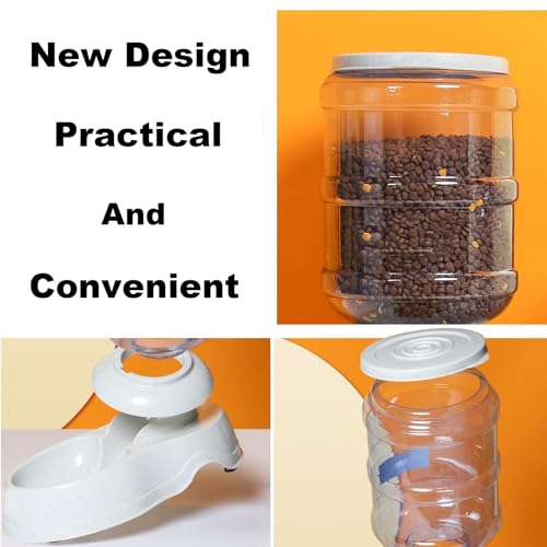 Automatic Dog Feeder and Water Dispenser Set for Large Dogs, 3 Gallon Gravity Dog Cat Food and Water Dispenser Set with Pet Food Bowl,Large Pet Food Water Dispenser Station - Image 6