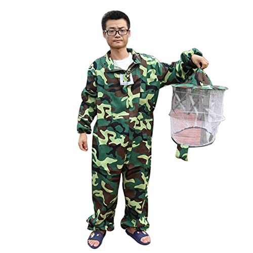 Perfeclan Imkeranzug, Imkeranzüge Overall Outfit Ausrüstung Bienenzuchtbedarf mit schützender, selbsttragender, runder… – Bild 5